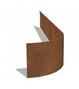 CORTENSTAAL KANTOPSLUITING FLEX GEPLET 23 CM (LENGTE 150 CM)