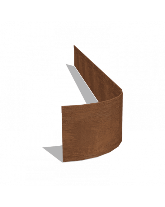 CORTENSTAAL KANTOPSLUITING FLEX GEPLET 23 CM (LENGTE 240 CM) CORTENSTAAL KANTOPSLUITING FLEX GEPLET 23 CM (LENGTE 240 CM)