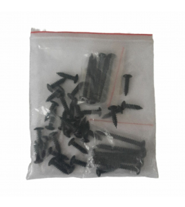 SCHROEVEN FENCE SHUTTER/LAMELLEN 96CM RVS, ZWART TXT GECOAT