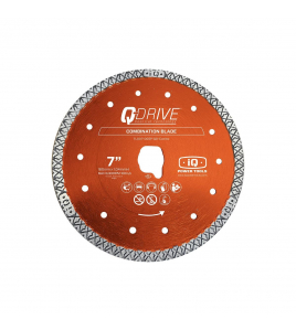 180MM Q-DRIVE ZAAGBLAD VOOR COMBI-MATERIAAL