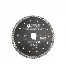 180MM Q-DRIVE ZAAGBLAD VOOR HARDE MATERIALEN