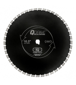 GESEGMENTEERD Q-DRIVE ZAAGBLAD ZWART (420MM) GELUIDSARME KERN VOOR COMBI MAT