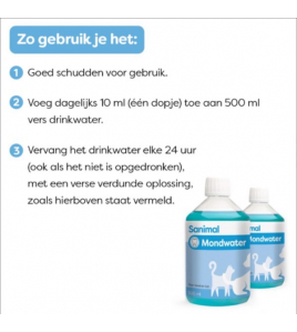 SANIMAL MONDWATER (500 ML.) 500 ML. SANIMAL MONDWATER (500 ML.) 500 ML.