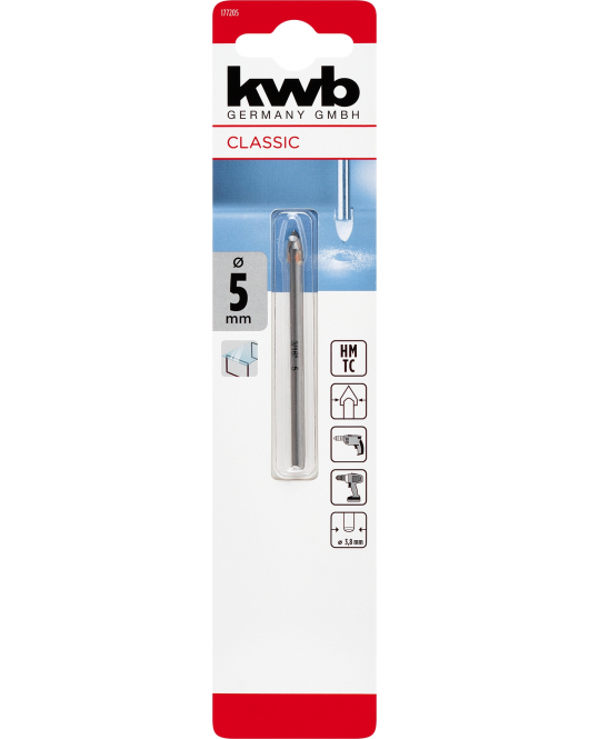 GLASBOOR 5 MM KAART