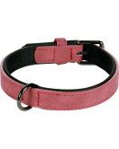 HOND HALSBAND MET NEOPREEN DELU ROOD S / M 31-39CM 20MM