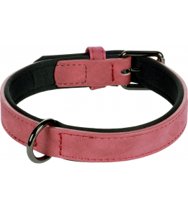 HOND HALSBAND MET NEOPREEN DELU ROOD S / M 31-39CM 20MM