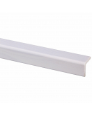 HOEKLAT GRENEN GEGROND 27X27MM WIT 270CM