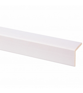 HOEKLAT GRENEN GEGROND 44X44MM WIT 270CM
