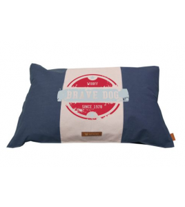WOOFF HONDENKUSSEN BRAVE DOG 70X100 CM MARINE WOOFF HONDENKUSSEN BRAVE DOG 70X100 CM MARINE