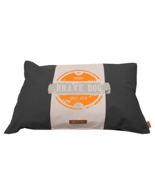 WOOFF HONDENKUSSEN BRAVE DOG 70X100 CM ANTRACIET