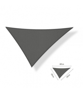 SCHADUWDOEK DRIEHOEK ONGELIJKZIJDIG 5,00X5,50X6,00 M SAHARA SAND