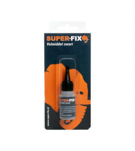 SUPER-FIX VULMIDDEL ZWART BLISTER 20GR SUPER-FIX VULMIDDEL ZWART BLISTER 20GR