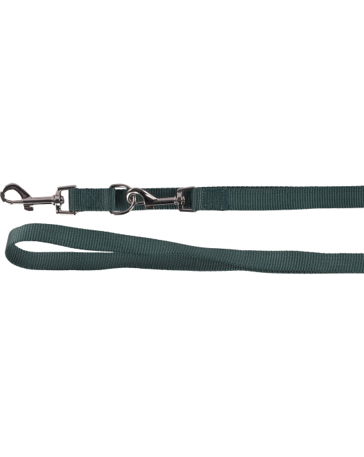 HOND TRAININGSLIJN ZIGGI DONKERGROEN 2M 20MM