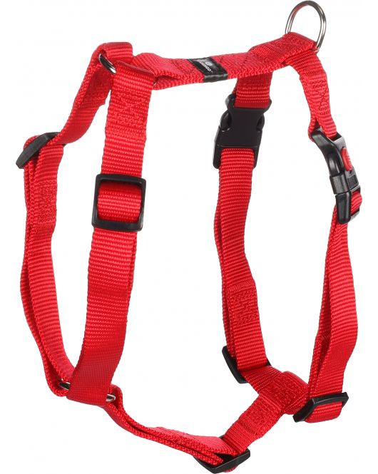 HOND HARNAS H-VORM ZIGGI ROOD M 45-65CM 55-70CM 20MM