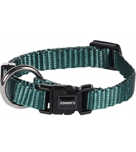 HOND HALSBAND ZIGGI DONKERGROEN XXS 15-25CM 10MM