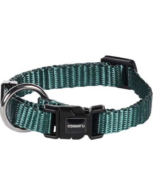 HOND HALSBAND ZIGGI DONKERGROEN XXS 15-25CM 10MM