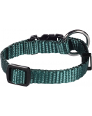 HOND HALSBAND ZIGGI DONKERGROEN XXS 15-25CM 10MM