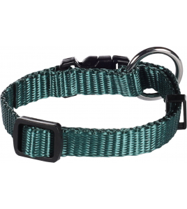 HOND HALSBAND ZIGGI DONKERGROEN XXS 15-25CM 10MM