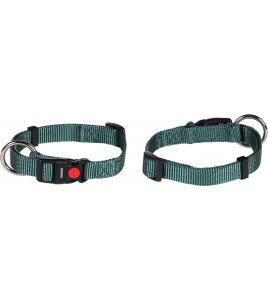 HOND HALSBAND ZIGGI DONKERGROEN XXS 15-25CM 10MM