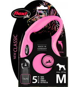 FLEXI ROLLIJN NEW CLASSIC BAND ROZE M 5M 25KG