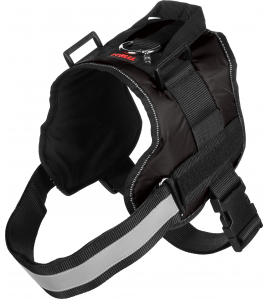 HOND HARNAS TITAN ZWART XXL 45-55CM 80-100CM 19CM 40MM