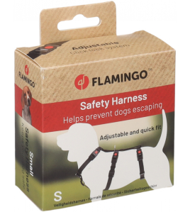 HOND VEILIGHEIDSHARNAS ZERA ZWART S 35-50CM 40-50CM 32-50CM 15MM