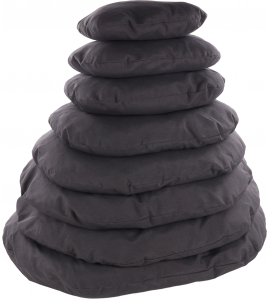 KUSSEN PANAMA OVAAL DONKERGRIJS 120X84X14CM KUSSEN PANAMA OVAAL DONKERGRIJS 120X84X14CM