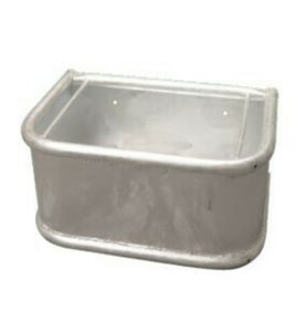 VOERBAK GEGALVANISEERD PAARD, RECHTHOEK