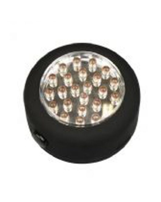 ZAKLAMP LEDGET RONDO 24LED +HAAK +MAGNEET ZAKLAMP LEDGET RONDO 24LED +HAAK +MAGNEET