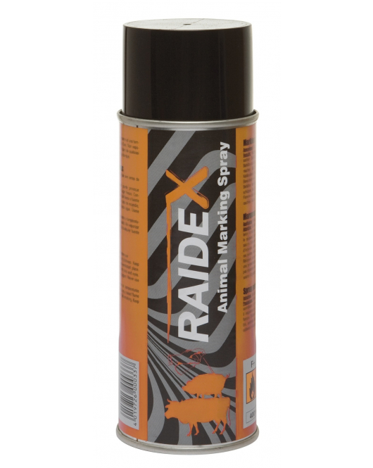 RAIDEX MERKSPRAY R/V ORANJE, 400ML