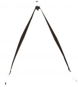 HOND KOPPELSTUK DENVER BRUIN 30CM 12MM