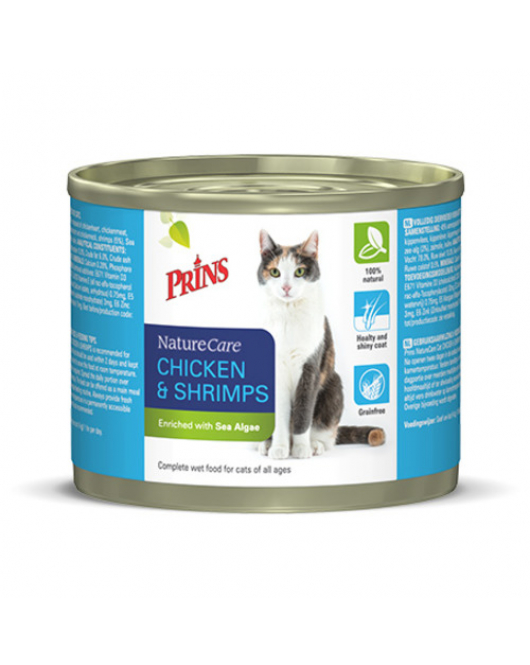 PRINS NATURECARE CAT 200 G KIP GARNAAL