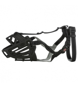 TRIXIE MUZZLE FLEX MUILKORF ZWART
