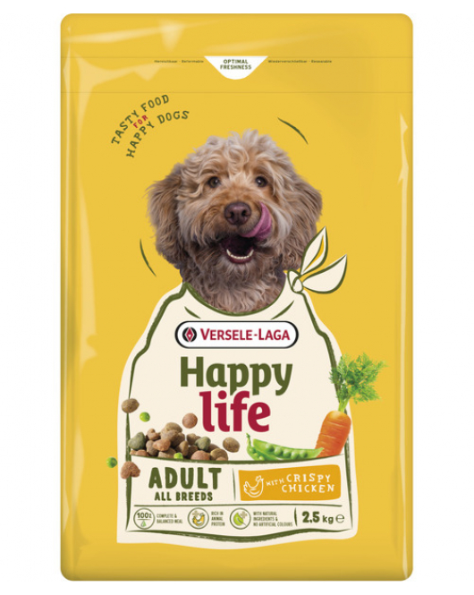 HAPPY LIFE ADULT 2,5 KG KIP