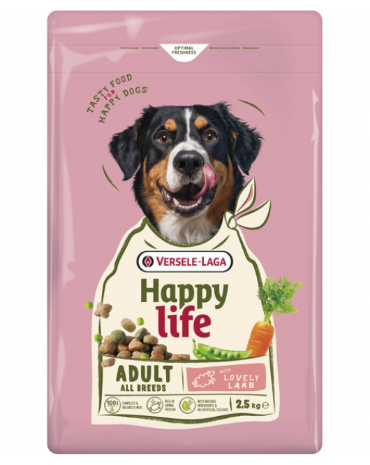 HAPPY LIFE ADULT 2,5 KG LAM