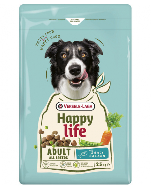 HAPPY LIFE ADULT 2,5 KG ZALM