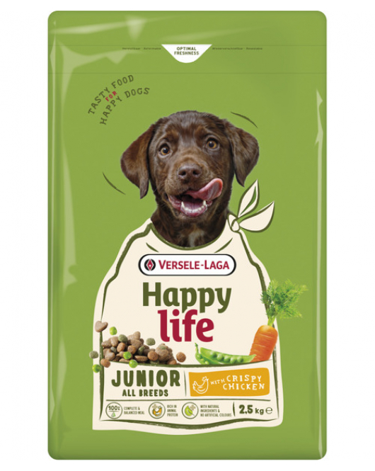 HAPPY LIFE JUNIOR 2,5 KG KIP
