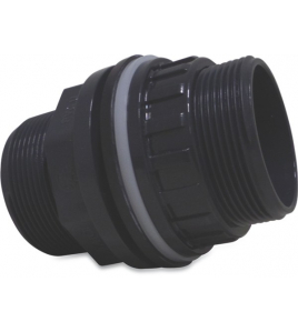 DOORVOER PVC-U 32 MM X 1 1/4" X 1 1/4" LIJMMOF X BUITENDRAAD X DOORVOER PVC-U 32 MM X 1 1/4" X 1 1/4" LIJMMOF X BUITENDRAAD X