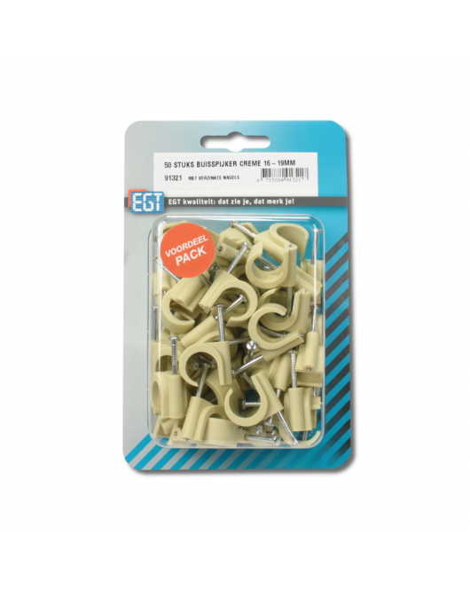 50 STUKS BUISSPIJKER CREME 16-19MM