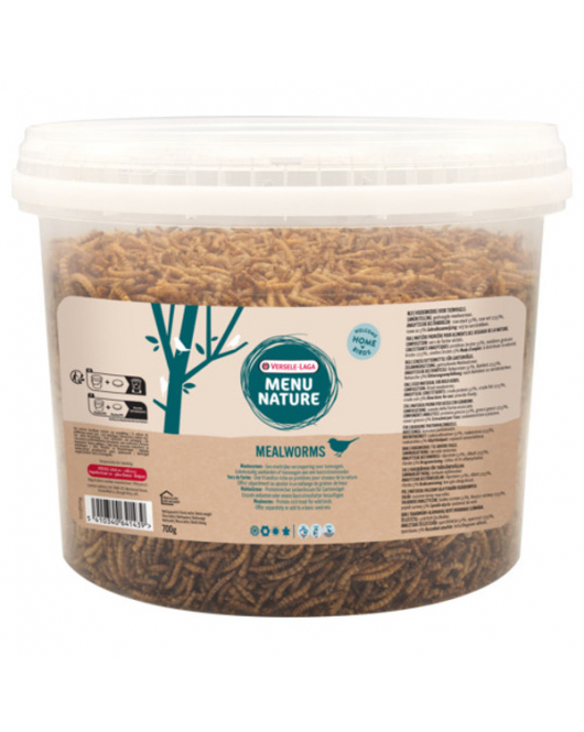 VERSELE-LAGA MENU NATURE MEELWORMEN IN EMMER 700 G
