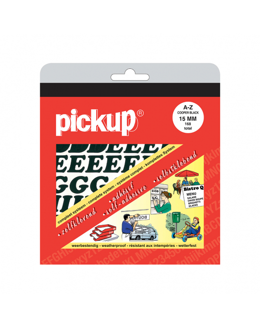 LETTERBOEK COOPERBLACK ZWART 15 MM