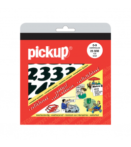 CIJFERBOEK COOPERBLACK ZWART 25 MM