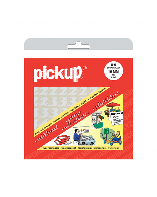 CIJFERBOEK COOPERBLACK WIT 15 MM