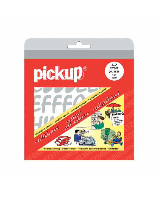 LETTERBOEK VIVACE ZILVER 25 MM