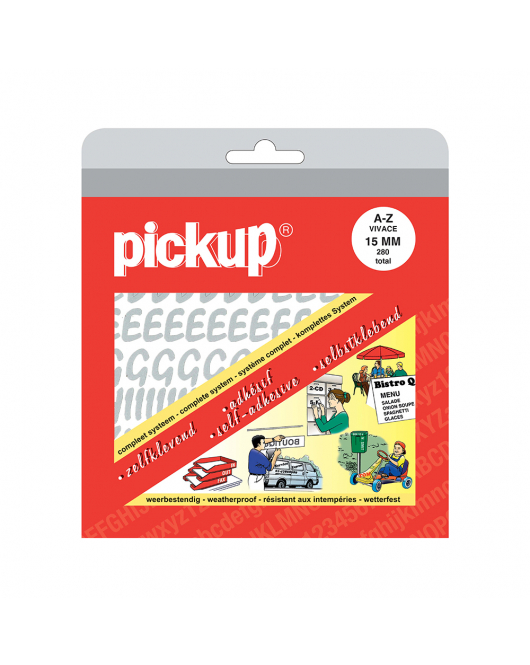 LETTERBOEK VIVACE ZILVER 15 MM