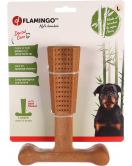 HS NYL'O BAMBOO T-BONE RUND BRUIN LARGE 18,5CM