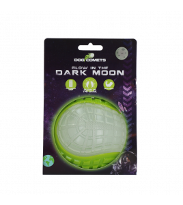 DOG COMETS GLOW IN THE DARK MOON BAL L GROEN