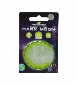 DOG COMETS GLOW IN THE DARK MOON BAL S GROEN