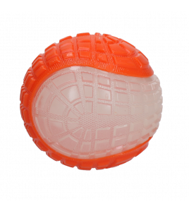 DOG COMETS GLOW IN THE DARK MOON BAL L ORANJE