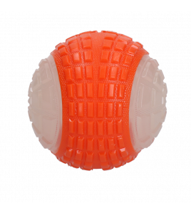 DOG COMETS GLOW IN THE DARK MOON BAL L ORANJE